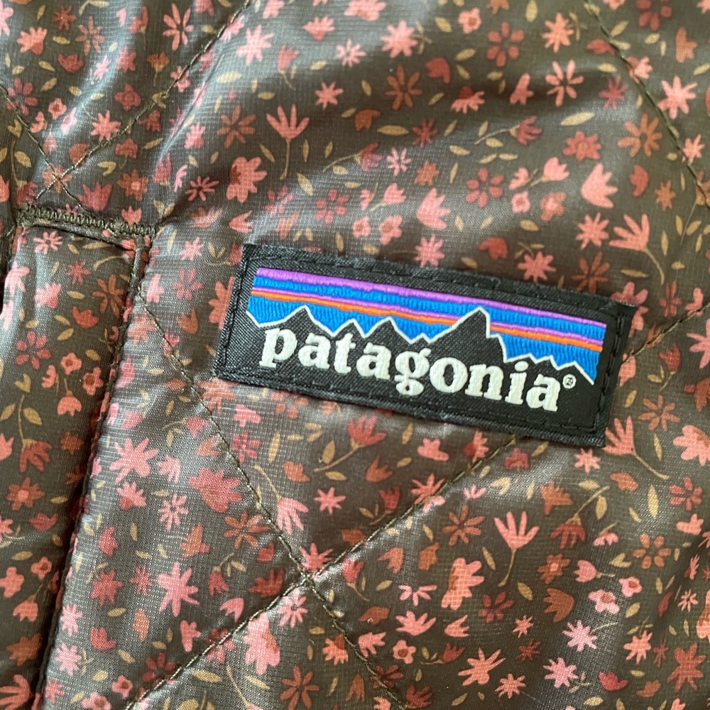 Patagonia Back Pasture Jacket - Brown Floral - S